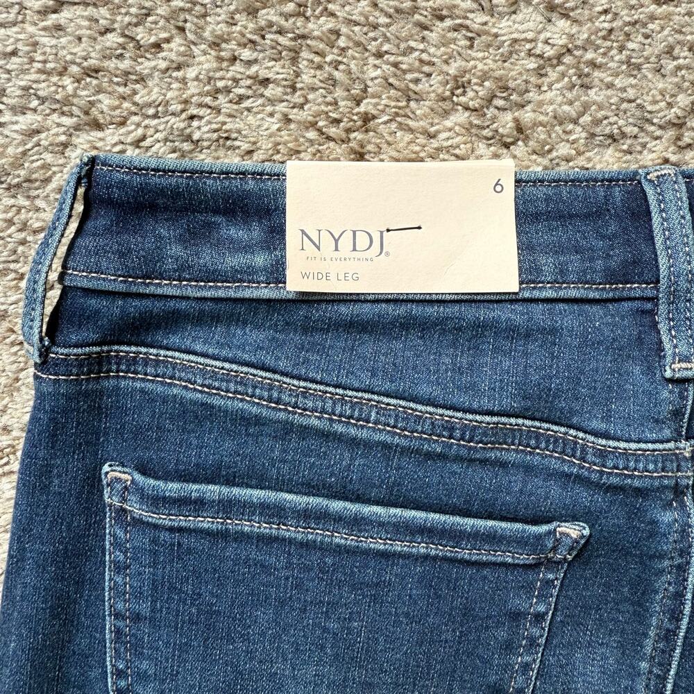 NYJD Teresa Wide Leg Jeans Size 6 - Picture 5 of 7